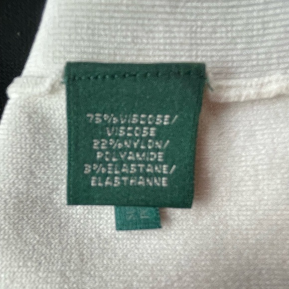 Ralph Lauren Black and White Long Sleeve Dress - Picture 8 of 9